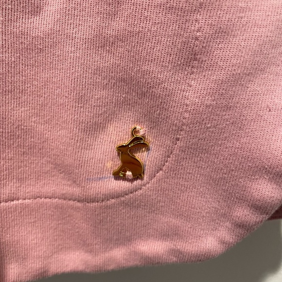 Joule Rosalyn Dawn Collared Half Zip Pullover Pink Size 10 - Picture 3 of 7